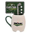 Harvey Makin Golf Ball Mug & Putter Pen Set - Born To Golf