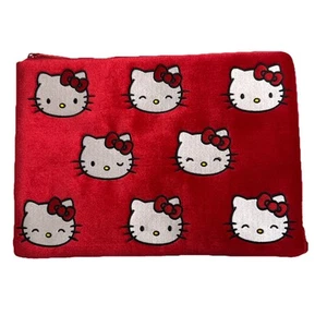 Sanrio Hello Kitty 50th Anniversary Zippered Ipad/Laptop Tablet Case Logo Soft - Picture 1 of 15