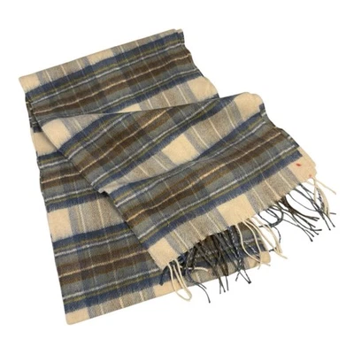 Johnstons Hombres Bufanda Mantón Cuadros Lana de Cordero Cuadros Tartán Lana Hecho en Escocia  Foto 1 de 4