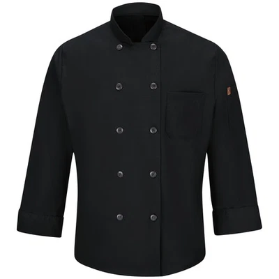 Red Kap Men's Chef Coat with OilBlok + MIMIX - Image 1 of 4