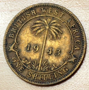 Britisch Westafrika 1943 1 Schilling - Bild 1 von 4