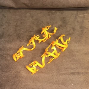 Monster High 28” Voltageous Beast Freaky Friend Skelita Orange Vines Pair X 2 - Picture 1 of 5