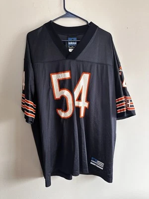 Camiseta Adidas Team Brian Urlacher Chicago Bears #54 para hombre XL Foto 1 de 4