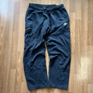 Black Vintage y2k baggy nike sweatpants Size m - Picture 1 of 7