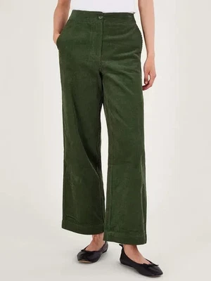 Monsoon corduroy green trousers 20 new with tags women's - Image 1 of 4