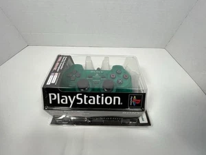 Sony PlayStation PS1 Emerald Green DualShock Analog Controller SCPH-1200 - RARE - Picture 1 of 3