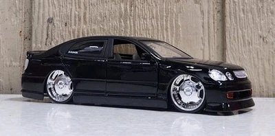 Jada Toys 1:24 Scale Dub City • Black Lexus GS430 [Loose] - Image 1 of 4