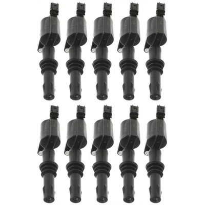 Juego de 10 bobinas de encendido para camioneta F150 F450 F550 F250 F350 Explorer Ford F-150 Foto 1 de 4