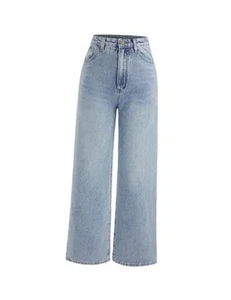 Wide Leg Jeans for Women High Waisted Denim Pants Boyfriend Jeans Trendy - Picture 1 of 7