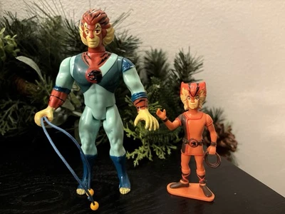 Figura de acción Thundercats Tigra & WilyKat LJN 1985 rara completa con látigo bolo Foto 1 de 4