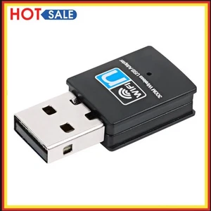 USB-WLAN-Adapter 2,4 GHz USB 2.0 WLAN-Dongle 802.11 n/g/b Wireless-Netzwerkkarte - Afbeelding 1 van 8