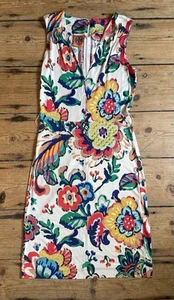 Tory Burch 100% Silk Floral Print Dress - Size XS - Picture 1 of 9