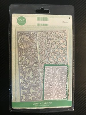 TRIMCRAFT First Edition Dies CRAFT A CARD DIES Happy Birthday FEDIE173 5" x 7" - Image 1 of 3