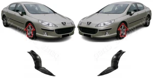 NEW FOR PEUGEOT 407 SEDAN 2004-2010 WHEEL ARCH SPLASH GUARD PAIR SET L & R - Picture 1 of 4