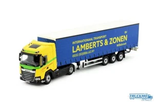 Tekno Lamberts DAF XF 4x2 Gardinenplanenauflieger 3achs 85184 - Bild 1 von 4