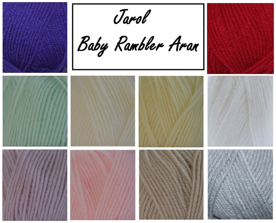 Jarol Baby Rambler Aran Knitting & Crochet Baby Wool / Yarn Acrylic 100g