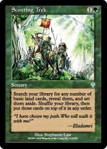 MTG - SCOUTING TREK - Invasion (U) - Image 1 of 1