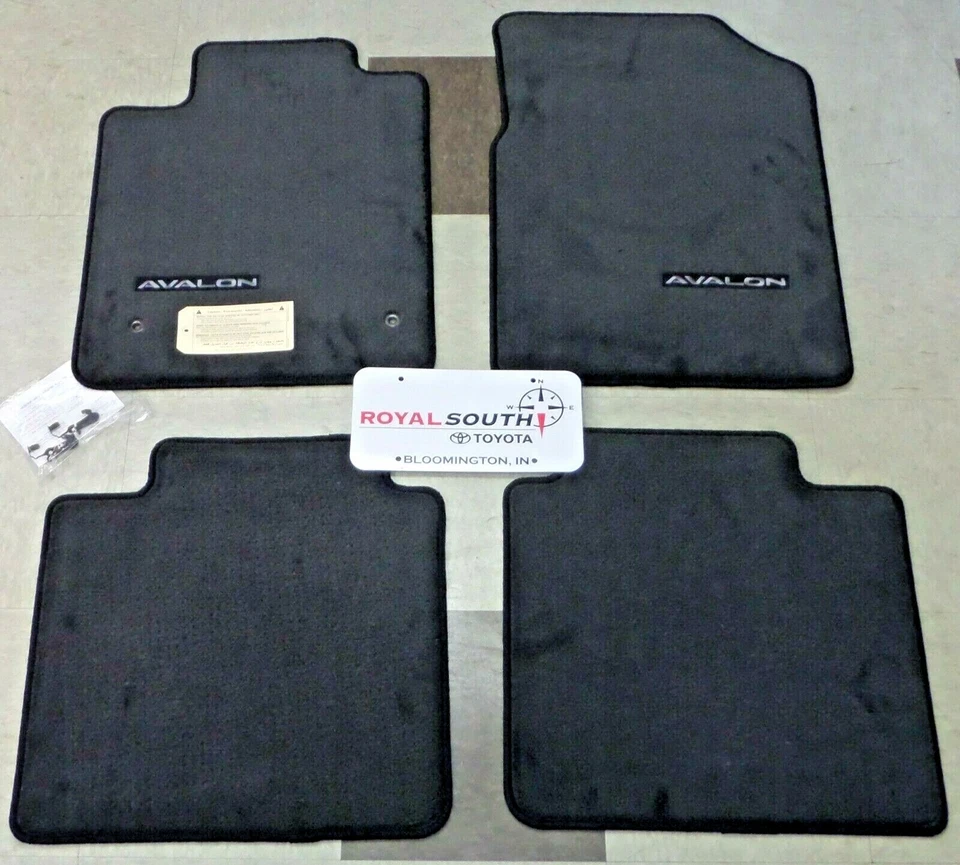 Toyota Avalon 2007-2010  Dark Charcoal Carpet Floor Mat Set Genuine OEM OE - Image 1 of 1