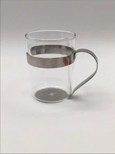 WMF Cromargan Stainless Steel Glass Insert Teacup Beverage - Picture 1 of 5