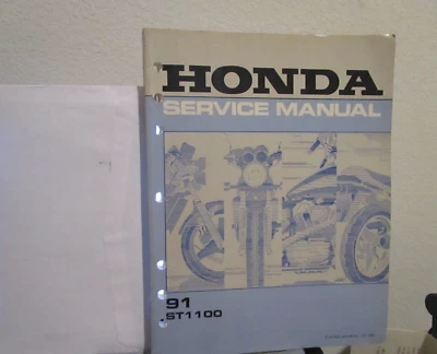 PRE OWNER Honda 91 ST1100 Service Manual ENGINE AND ELECTRCAL PN:61MT300 - Image 1 of 4