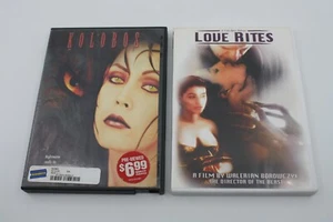 Love Rites 1988 Kolobos 1999 DVD Walerian Borowczyk Weber Sensual Horror Slasher - Picture 1 of 24