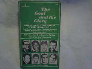 1968 THE GOAL AND THE GLORY TASCABILE, Rafer Johnson, Bob Pettit, Vern Law, quadrante Bud - Foto 1 di 7