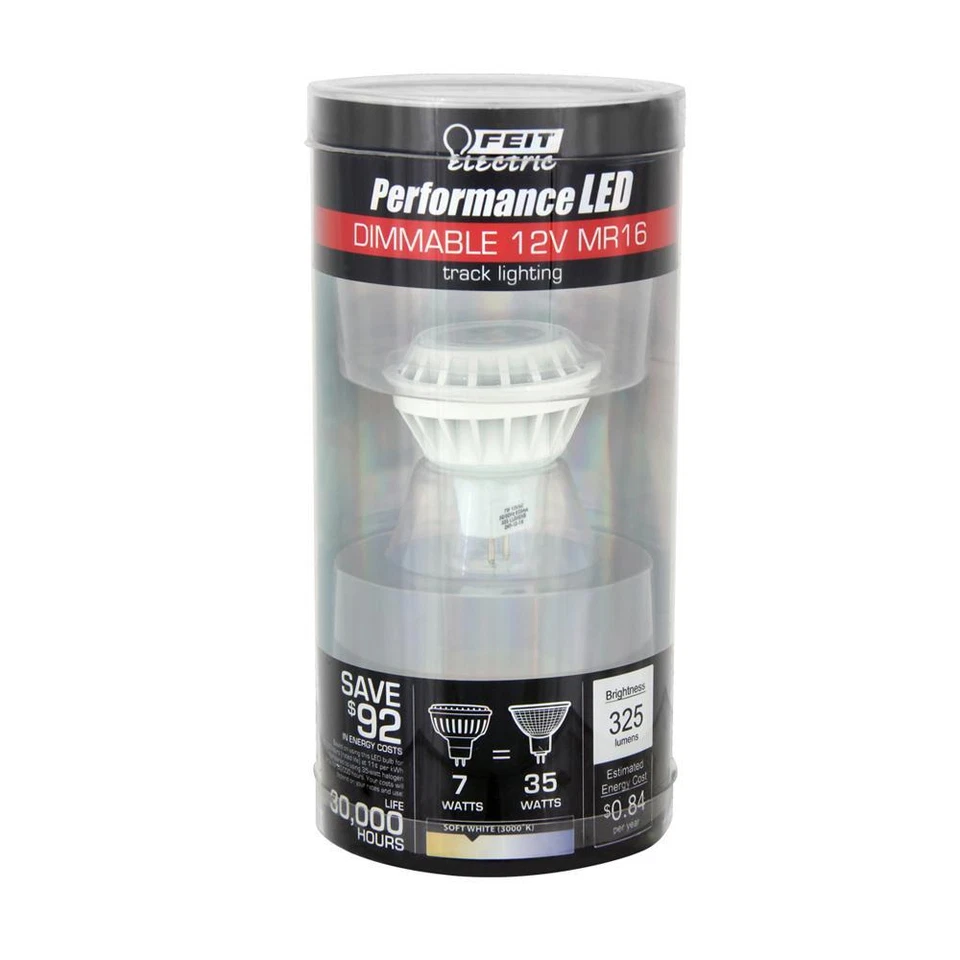 Box of 4 - Feit Performance LED Dimmable MR16 Track Lighting - Image 1 of 1