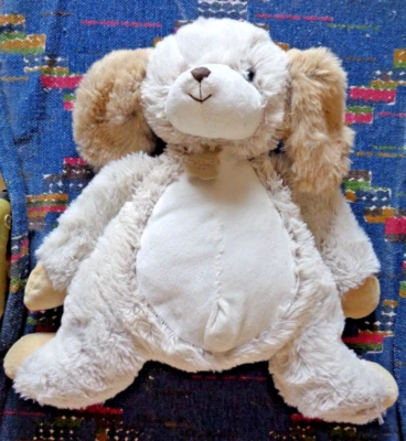 PL/ DOUDOU PELUCHE HISTOIRE D'OURS  CHIEN BEIGE LES SOFTY ECRU  G M 34 cm TTBE - Photo 1/2