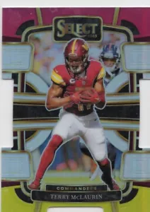 2023 Panini Select - Concourse Silver Prizm Die-Cut #99 Terry McLaurin - Picture 1 of 2