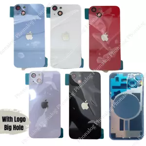 Für iPhone 14/iPhone 14 Plus Rückseite Glas Ersatz Big Cam Loch Rückseite Abdeckung Lot - Bild 1 von 7