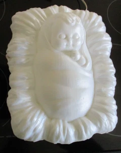 Belén General Espuma Plásticos Blanco Perla María José Niño Jesús *FUNCIONA - Imagen 1 de 10