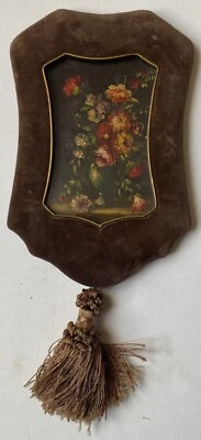 nature morte miniature école  XIXème début XX signé à identifier - Photo 1/4