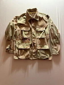 ATELIER & REPAIRS Caravanserai Jacket Medium Military Desert Camo Distressed - Picture 1 of 7