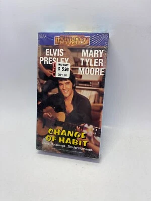 Change of Habit (1987) VHS Elvis Presley Hollywood Factory Sealed 8️⃣ Foto 1 de 4