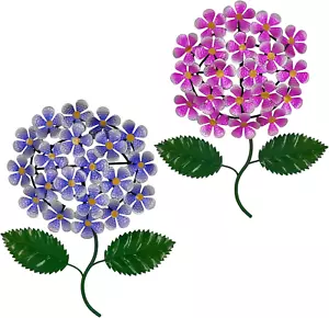 Metal Flowers Wall Decor Metal Flowers Outdoor Decor Metal Art Wall Flowers Wall - Picture 1 of 6