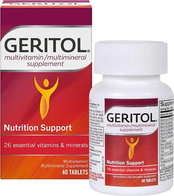 Geritol, Suplemento Multivitamínico, Contiene Vitaminas B, Antioxidantes, Vitaminas C, Foto 1 de 4