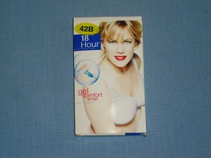 NEW Playtex 18 Hour Gel Comfort Strap 4692 Wire Free Bra White Size 42B - Picture 1 of 5