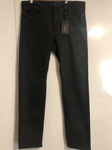 Rag and Bone Jeans 38 x 34 fit 2 Made in USA Black Green stretch comfy $250