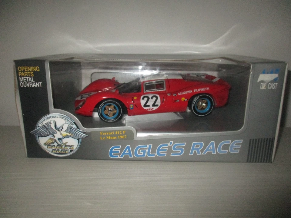 FERRARI 412P LE MANS 1967 EAGLE'S RACE SCALA 1:18 - Immagine 1 di 1