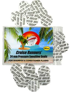 Fake Shampoo Conditioner Flasche SEALS 20 Alkohol Schnaps Rum Läufer für Kreuzfahrten - Bild 1 von 5