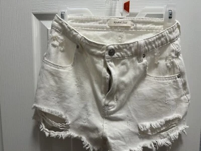 Mustard Seed High Rise Distressed Shorts Size Small - Image 1 of 3