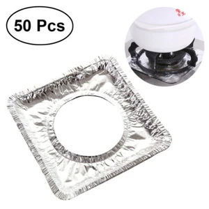 50 Pcs Tampone Per La Pulizia Resistente All'olio Copriforno Gas Top - Foto 1 di 8