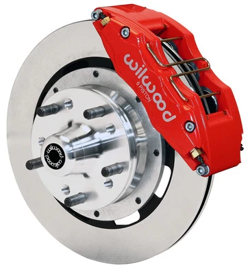 KIT FRENO DISCO WILWOOD, DELANTERO, 62-72 CDP B&E-CUERPO CON TAMBOR, ROTORES 12", ROJO 6 PISTONES Foto 1 de 3
