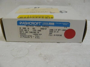 ASHCROFT 3TA31879-231 METRIC CASE GAUGE 100 PSI NEW - Picture 1 of 1
