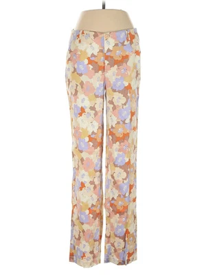 Pantalones de lino naranja para mujer NYDJ 0 NUEVOS CON ETIQUETAS Foto 1 de 2