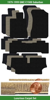 Набор ковриков Custom Luxe для 1979-1999 GMC C1500 Suburban (4 шт.) #N0O - Изображение 1 из 4
