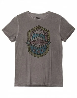 MAUI AND SONS Mens Graphic T-Shirt Top Large Grey Cotton BP26 - Image 1 of 4