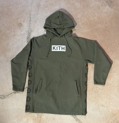 Kith KITH 冠军加长连帽衫 尺寸 L 大号 橄榄绿  — 第 1/4 张图片