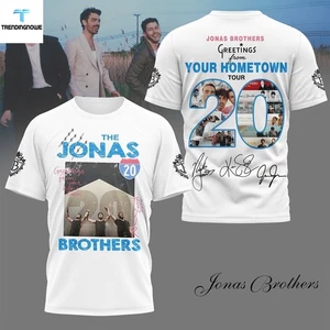 Jonas Brothers Greetings From Your Hometown 2025 Tour Shirt - Bild 1 von 2