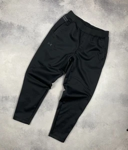 Under Armour Pantalone Uomo Grande Nero Joggers Palestra Allenamento - Foto 1 di 9
